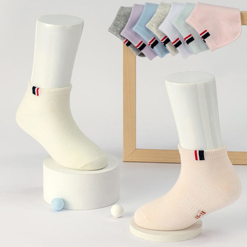 Детские носки унисекс повседневные из хлопка с дышащей сеткой до щиколотки