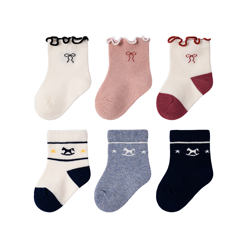 Чистый хлопок, симпатичный узор, кружевные носки с оборками для девочек