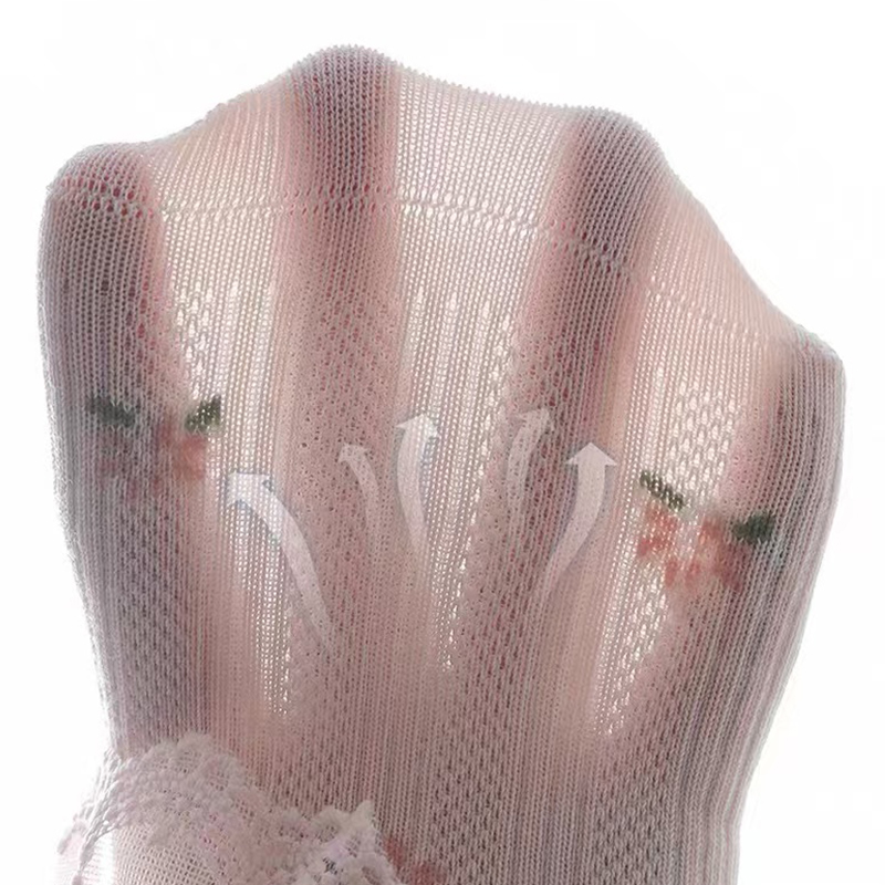 Женские носки с принтом в стиле абстрактной ботанической живописи