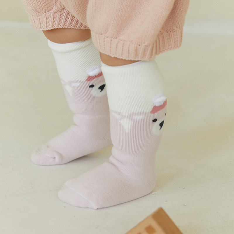 Зимние детские махровые носки из длинноволокнистого хлопка с термоэффектом