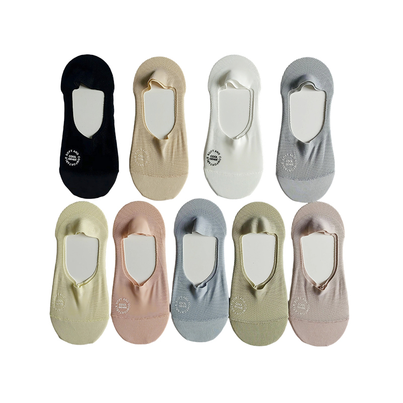 Женские классные низкие носки с невидимой подкладкой и сетчатым носком