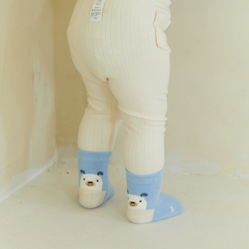 Носки для новорожденных с милыми животными на пятке