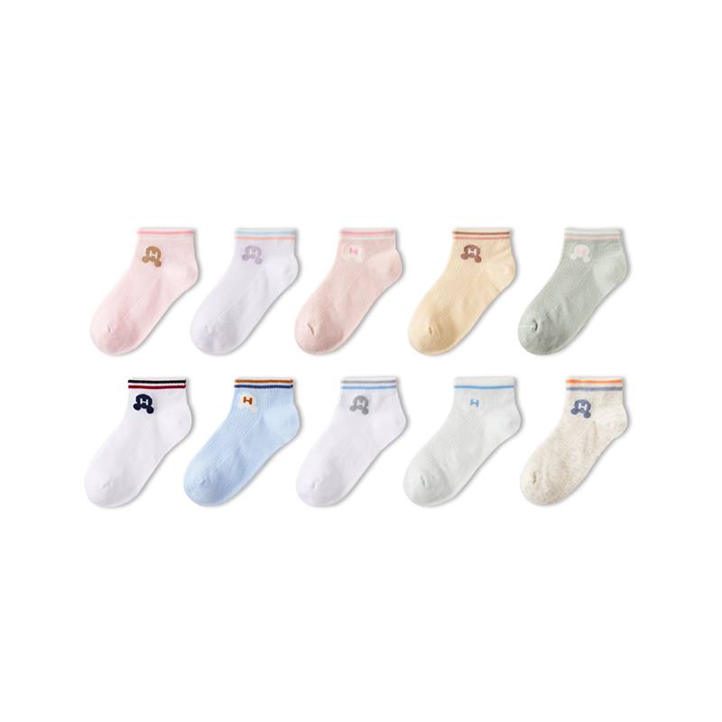 Детские спортивные повседневные носки с перегородками из дышащей сетки