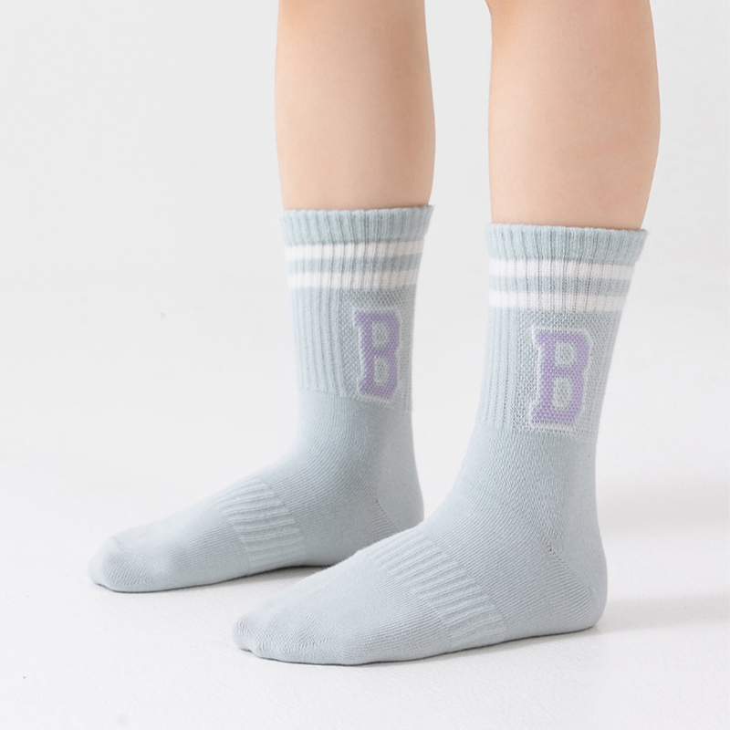 Молодежные дышащие спортивные носки с алфавитом